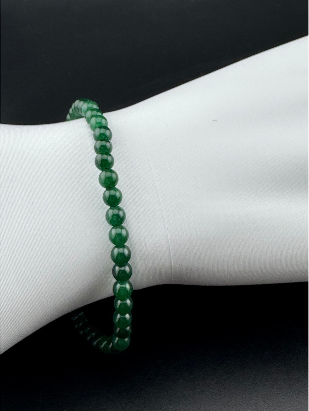 Green Jade Healing Gemstone Bracelet 4mm